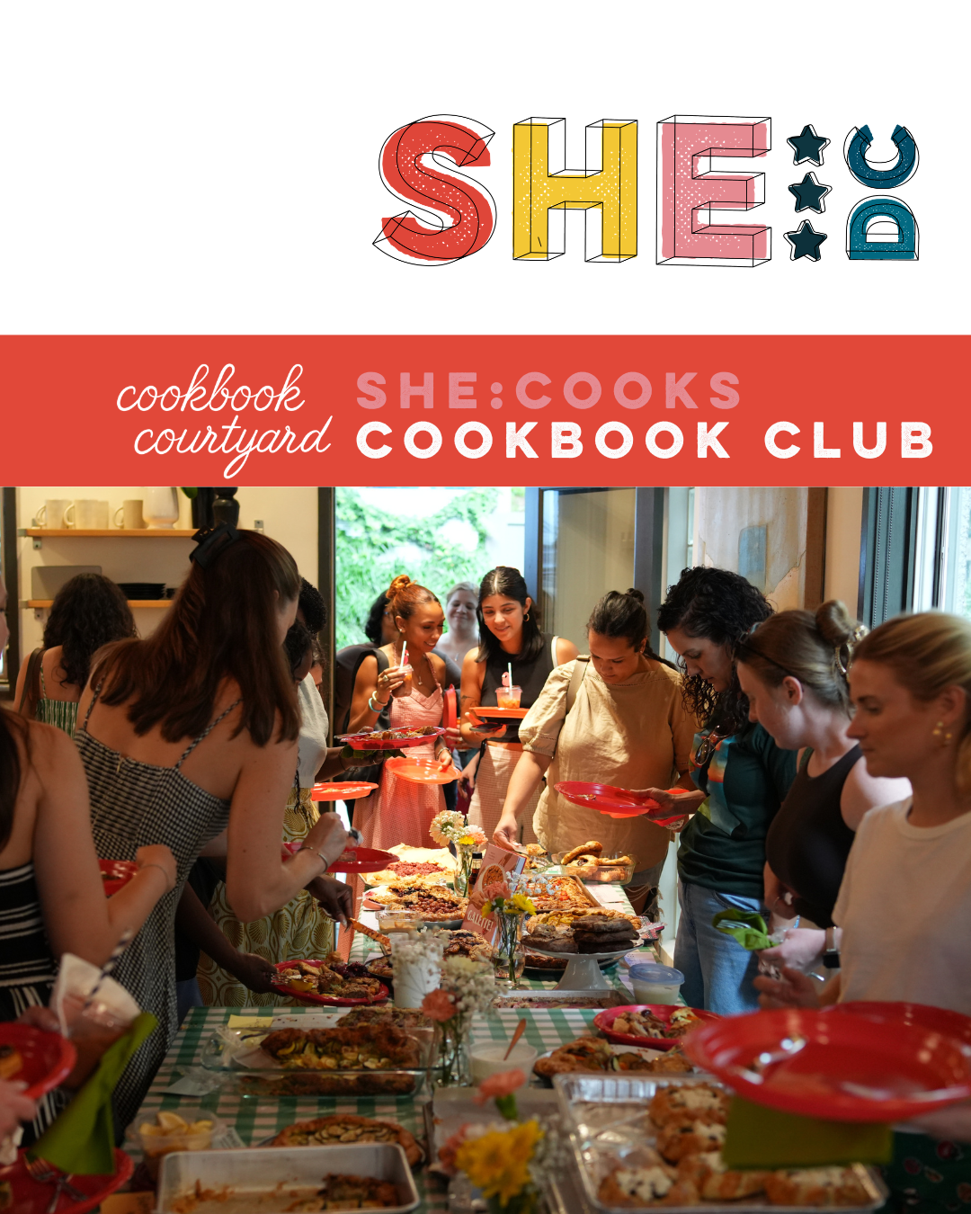 Cookbook Courtyard at SHE:DC Pop Up