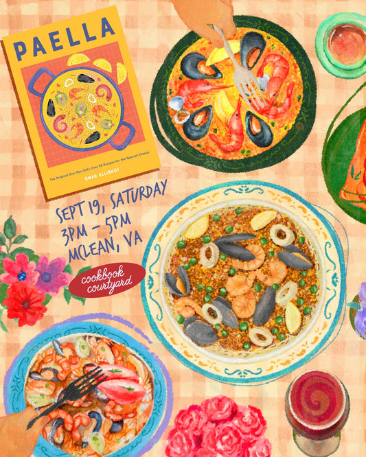 September Cookbook Club: Paella Garden Party