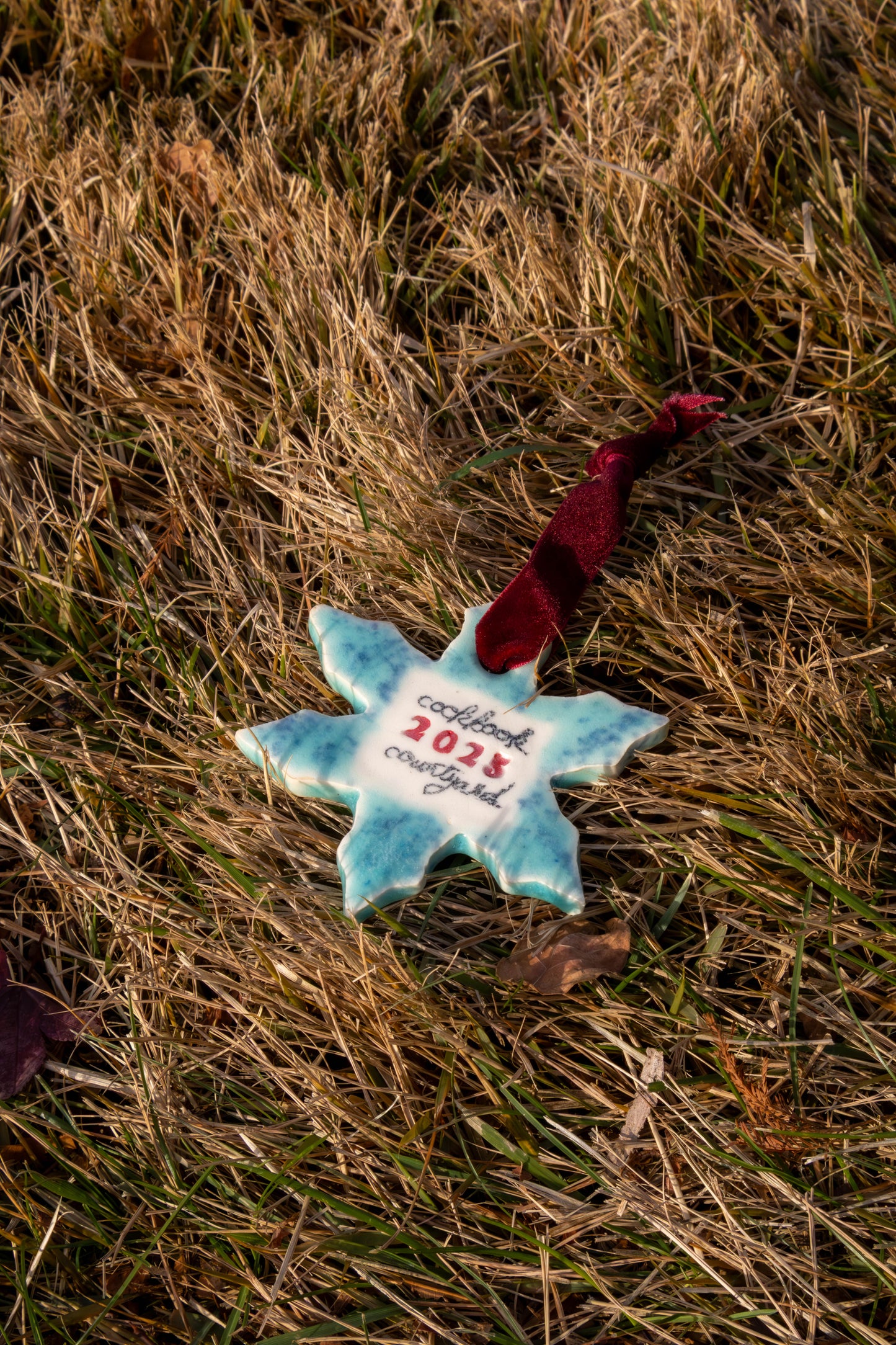 Holiday Ornament - Cookbook Courtyard x Strata Studio