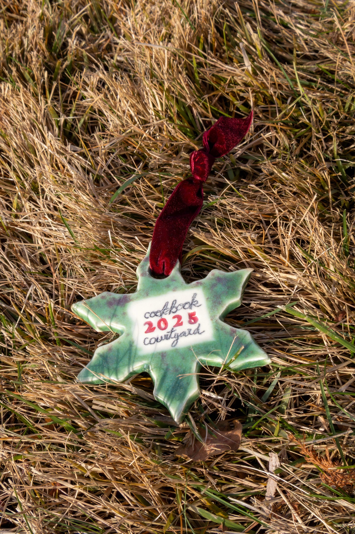 Holiday Ornament - Cookbook Courtyard x Strata Studio