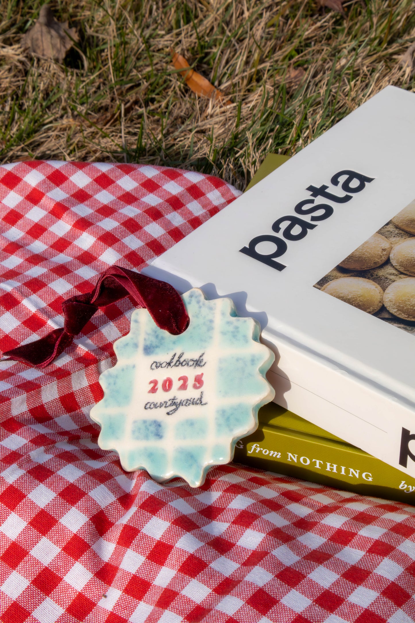 Holiday Ornament - Cookbook Courtyard x Strata Studio