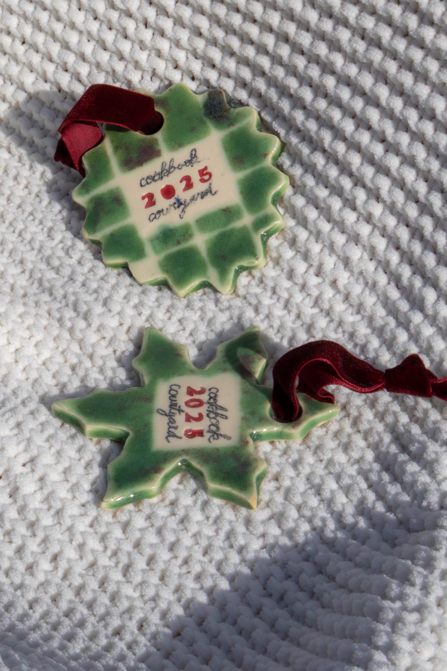 Holiday Ornament - Cookbook Courtyard x Strata Studio