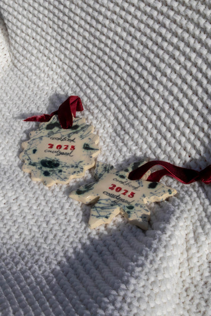 Holiday Ornament - Cookbook Courtyard x Strata Studio