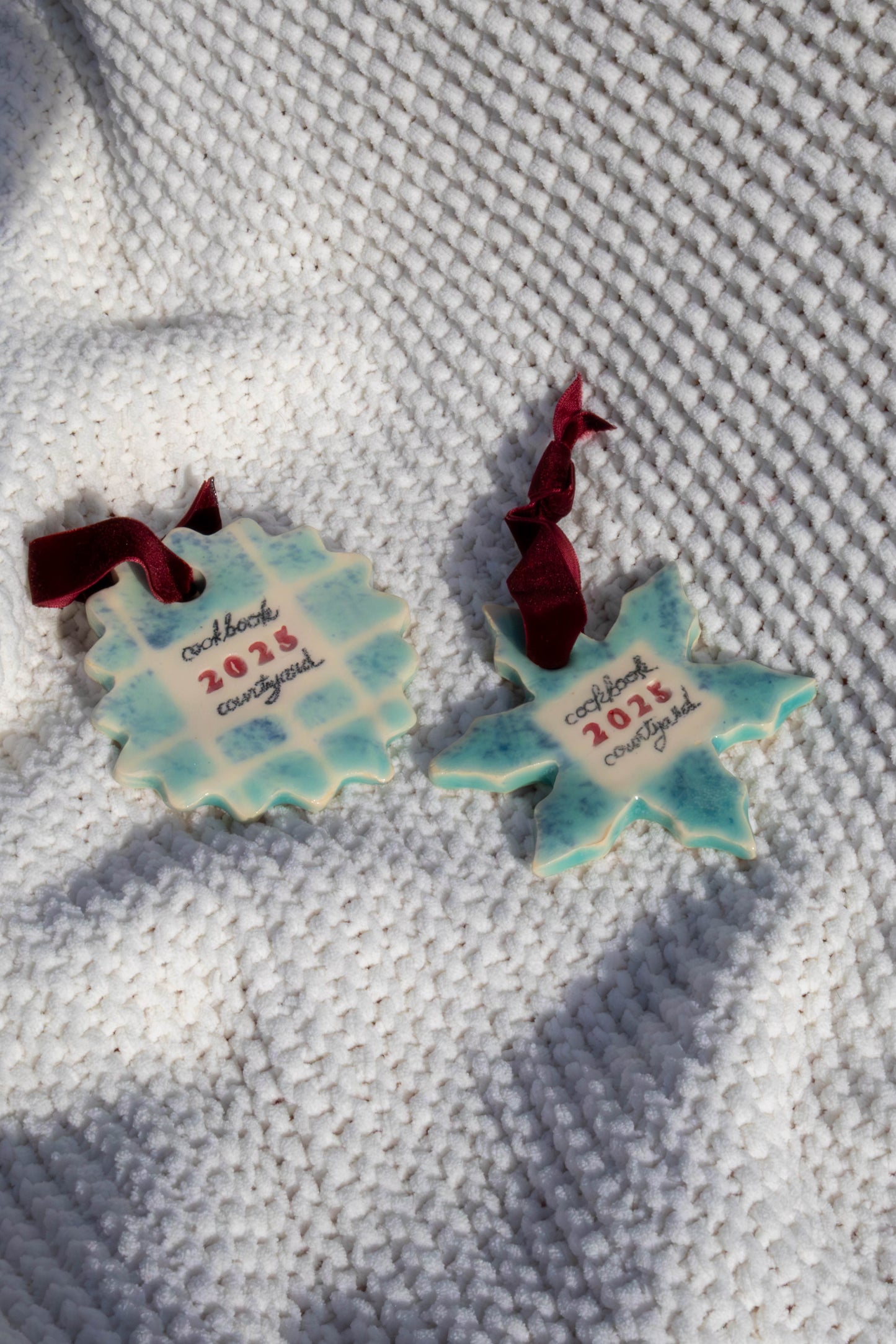 Holiday Ornament - Cookbook Courtyard x Strata Studio