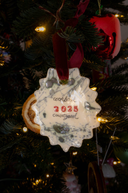 Holiday Ornament - Cookbook Courtyard x Strata Studio