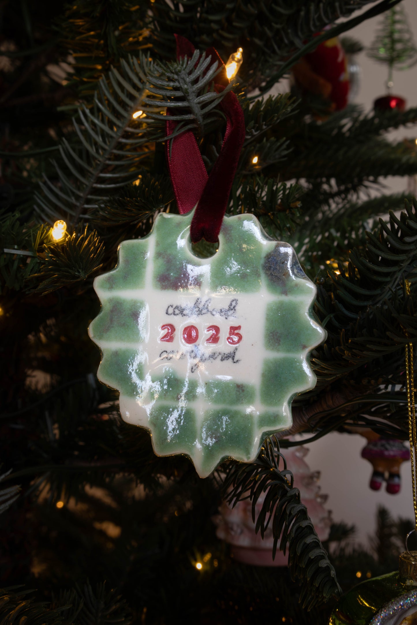 Holiday Ornament - Cookbook Courtyard x Strata Studio