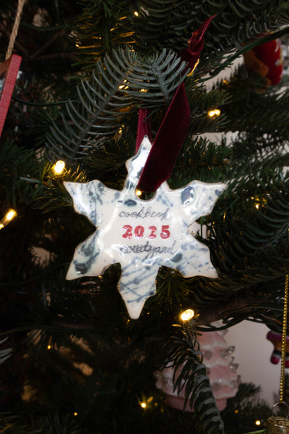 Holiday Ornament - Cookbook Courtyard x Strata Studio